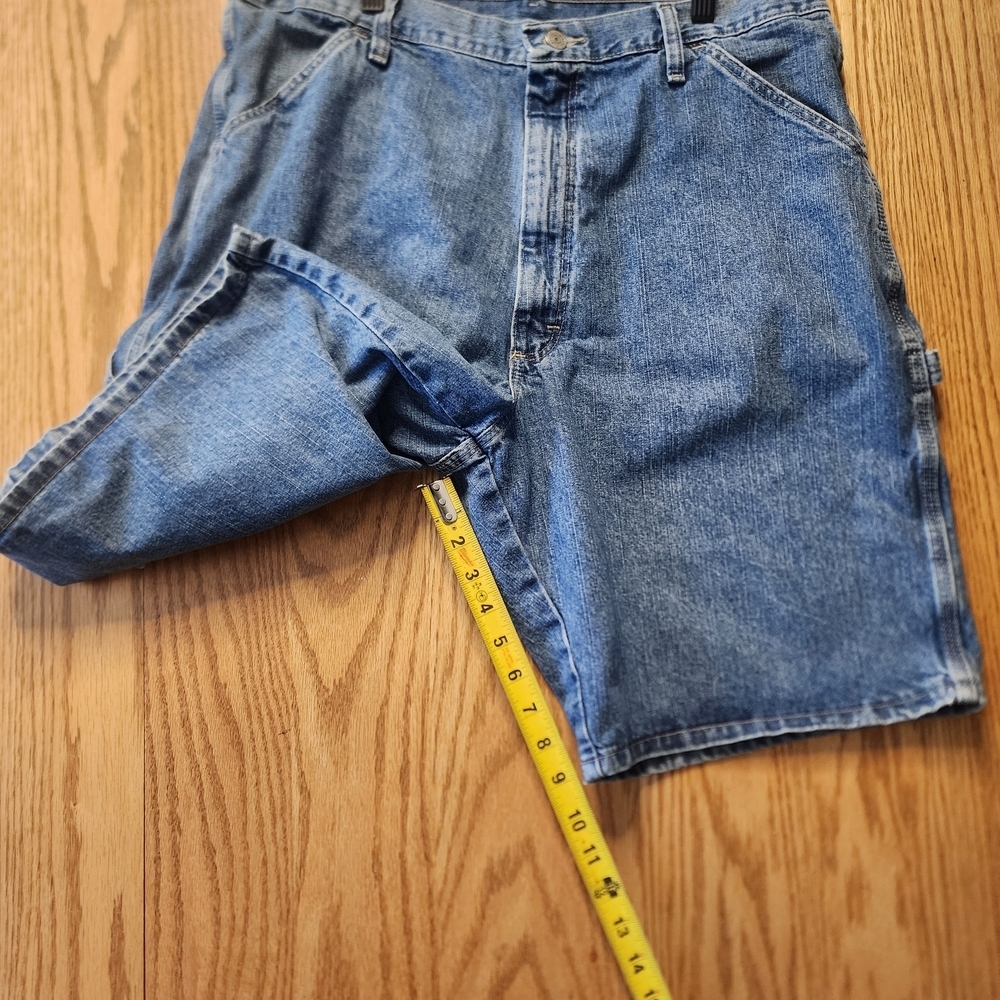 Classic Blue Denim Men's Shorts Jorts Size 36 Y2k 90s - Picture 8 of 8